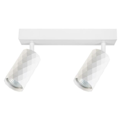 Kinkiet GU10 LED Glamour ruchomy x2 biały-34777