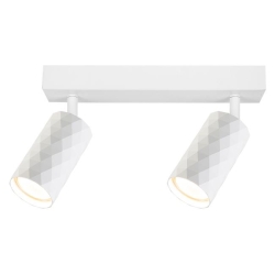 Kinkiet GU10 LED Glamour ruchomy x2 biały-34778