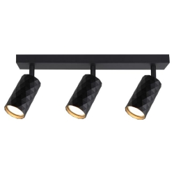 Kinkiet GU10 LED Glamour ruchomy x3 czarny-34782
