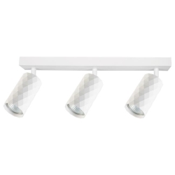 Kinkiet GU10 LED Glamour ruchomy x3 biały-34783