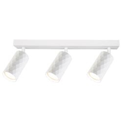 Kinkiet GU10 LED Glamour ruchomy x3 biały-34784