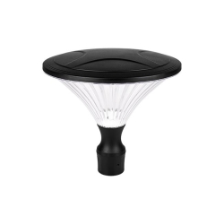 Lampa LED parkowa latarnia E27 Plexio czarna-34860