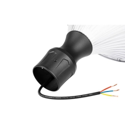 Lampa LED parkowa latarnia E27 Plexio czarna-34864