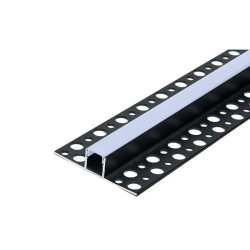 Profil Led Masterled GK do płytek 2m czarny mleczn-34957