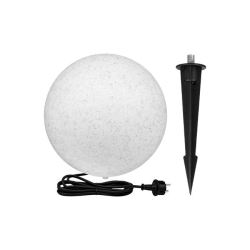 Lampa ogrodowa LED kula E27 35cm kamienna-35201