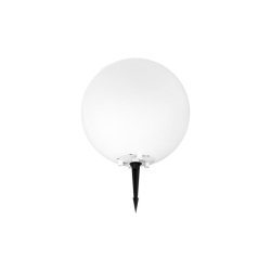 Lampa ogrodowa LED kula E27 35cm biała-35220