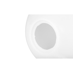Lampa ogrodowa LED kula E27 35cm biała-35223