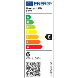 Żarówka LED E27 Filament G45 2700K 6W-35278