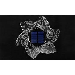 Lampa solarna LED wbijana ogrodowa kwiat-35331