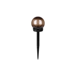Lampa LED solarna wbijana kula 10cm gwiazdki-35343