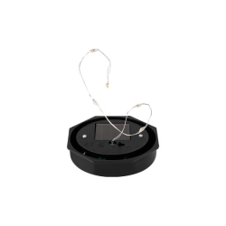 Lampa LED solarna wbijana kula 10cm gwiazdki-35347
