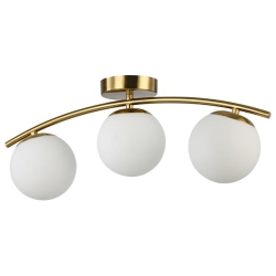 Żyrandol LED E27 Bali-12 51cm x3 złoty-35379