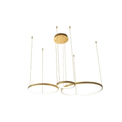 Żyrandol LED Hodo 20/40/60cm 77W złoty-35476