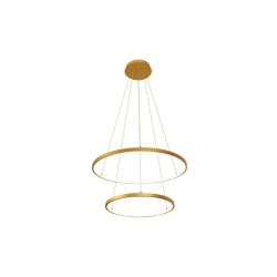 Żyrandol LED Lynx 40/60cm 64W złoty-35478