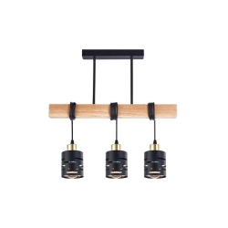 Oprawa wisząca E27 Elen x3 50cm czarna+złota+WD-35620