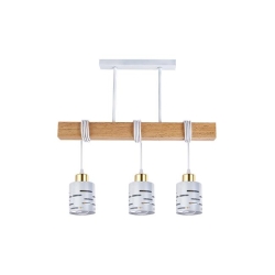 Oprawa wisząca E27 Elen x3 50cm biała+złota+WD-35621