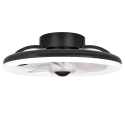 Plafon Led Flip 36W+15W 3CCT wentylator 40cm czarn-35751
