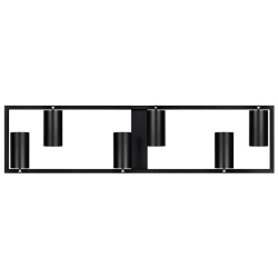 Żyrandol LED GU10 Bumo x6 czarny-35798