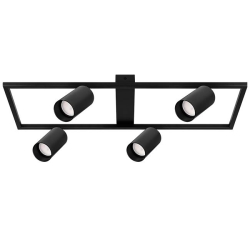 Żyrandol LED GU10 Bumo x4 czarny-35803