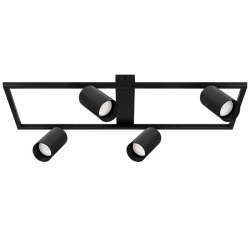Żyrandol LED GU10 Bumo x4 czarny-35804