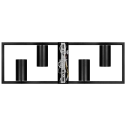 Żyrandol LED GU10 Bumo x4 czarny-35806