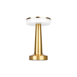 Lampa biurkowa Zulu LED 3CCT akumulator złota-36161