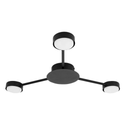 Żyrandol LED GX53 Zibo x3 65cm czarny-36240
