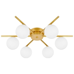 Żyrandol LED G9 Bali-10 58cm x6 złoty-36304