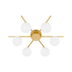 Żyrandol LED G9 Bali-10 58cm x6 złoty-36305