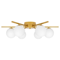 Żyrandol LED G9 Bali-10 58cm x6 złoty-36306