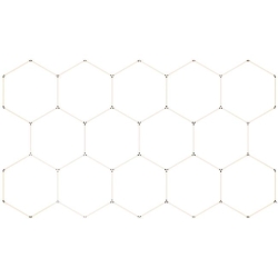 Lampa LED Hexagon 14L 570W 523x301cm zestaw 6500K-36349