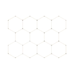 Lampa LED Hexagon 11L 460W 419x301cm zestaw 6500K-36353