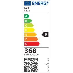 Lampa LED Hexagon 11S 368W 336x238cm zestaw 6500K-36356