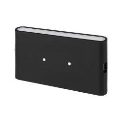 Lampa LED Aku Wolf PIR czarna 3CCT-36546