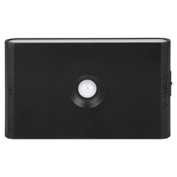 Lampa LED Aku Wolf PIR czarna 3CCT-36547