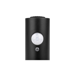 Lampa LED Aku Stick PIR czarna magnes-36569
