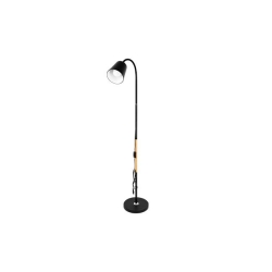 Lampa podłogowa Koko E27 145cm czarna WD-37186