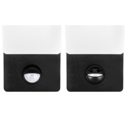 Oprawa architektoniczna Grudo LED 12W czarna czujn-37203