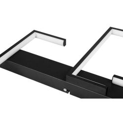 Żyrandol LED Moris 62x50x6cm 29W czarny 3CCT DIP-37260