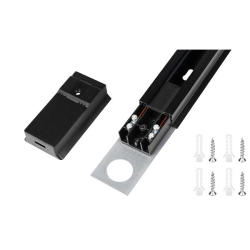 Szynoprzewód ZX szyna 1-faza natynkowa 1,5m czarna-37308