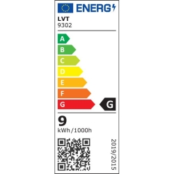 Oprawa architektoniczna Hestio LED 9W czarna PIR-37356