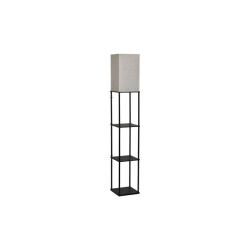 Lampa podłogowa Ganto 2 1xE27 160cm czarna-37396