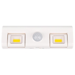 Lampa podszafkowa LED 2x COB PIR 4000K-37407