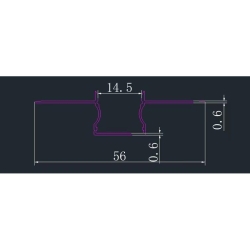 Profil Led Masterled GK 12mm-2 2m czarny czarny-37445