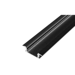 Profil Led Masterled wpuszczany 1m czarny-37601
