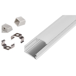 Profil Led Masterled slim 1m anodowany mleczny-37716