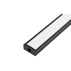 Profil Led Masterled nawierzchniowy 2m czarny mlec-37851