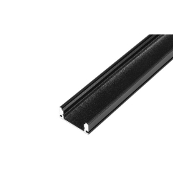 Profil Led Masterled nawierzchniowy 2m czarny mlec-37852