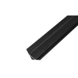 Profil Led Masterled kątowy 1m czarny mleczny-37900