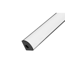 Profil Led Masterled kątowy 2m czarny mleczny-37908